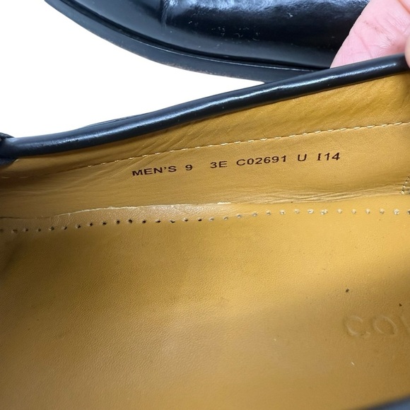 Cole Haan Classic Black Pinch Tassel Leather Loafers Mens Size 9.5 3E Extra Wide - Picture 11 of 15